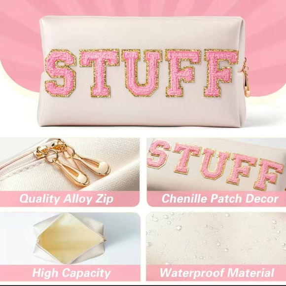 Large Preppy STUFF Cosmetic Bag - Picture 4 of 4